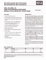 DataSheet IS61LPS204818A pdf